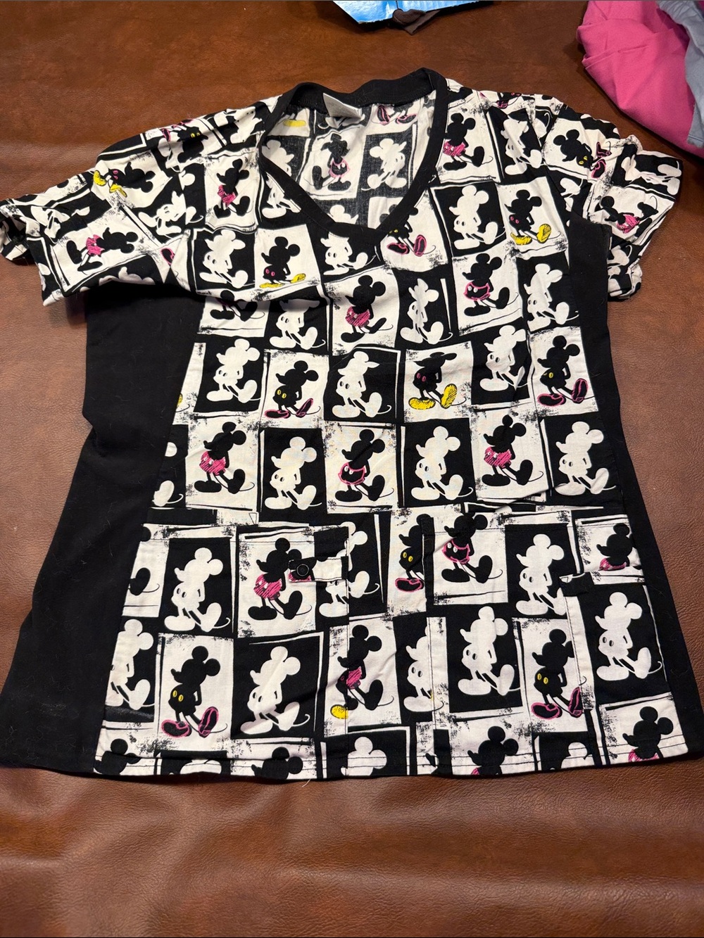 Disney scrub top